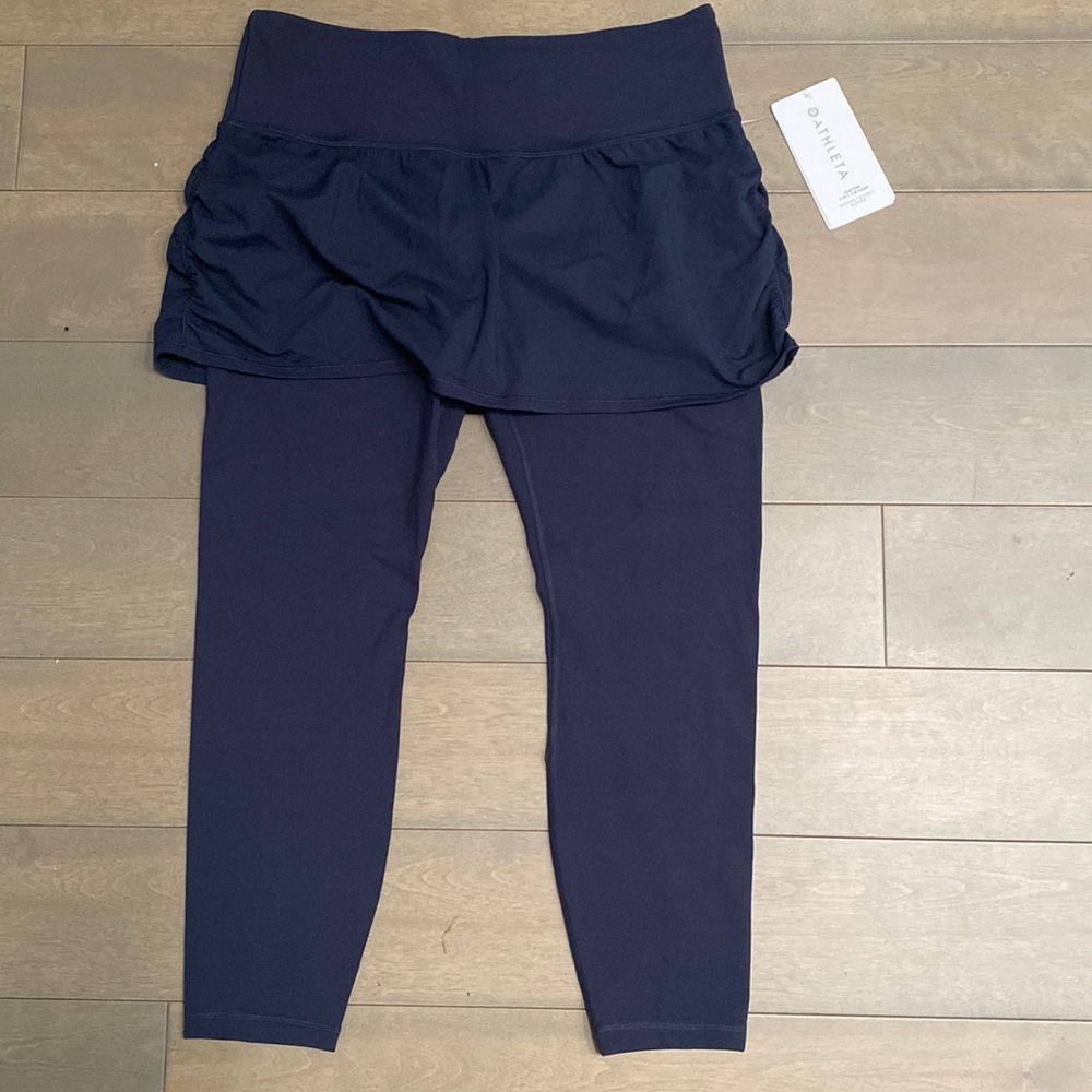 Athleta Navy Blue 7/8 tights